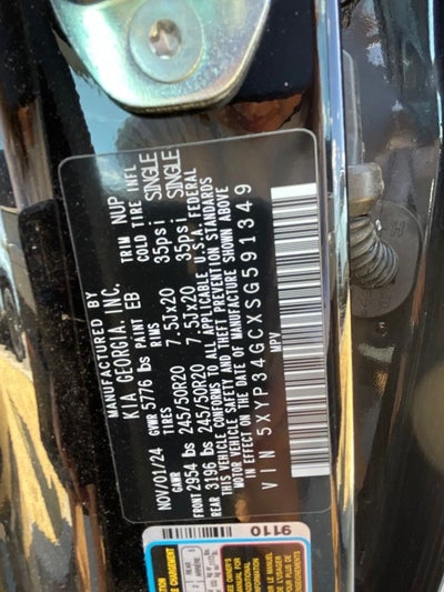 2025 Kia Telluride EX 3RD ROW / LEATHER / SUNROOF / HEATED SEATS
