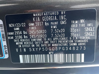 2023 Kia Telluride SX X-Line HEATED SEATS / LEATHER / AWD