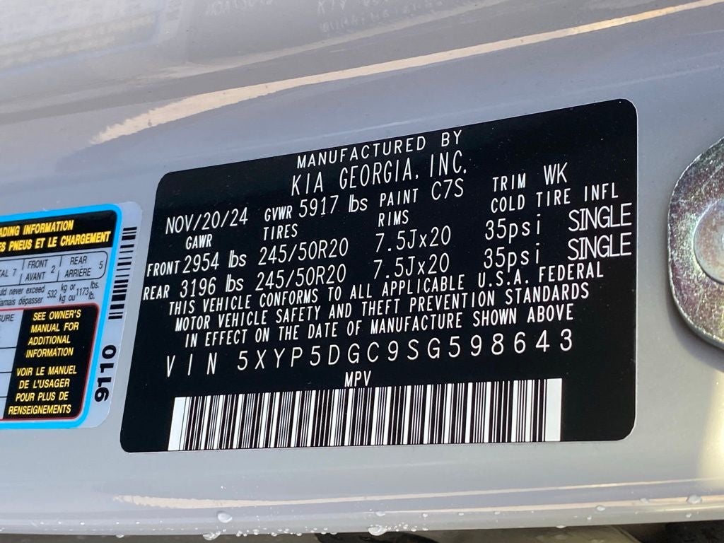 2025 Kia Telluride SX X-Line AWD / NAV / SUNROOF