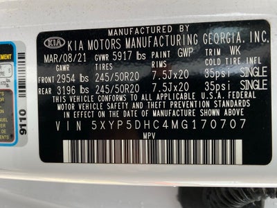 2021 Kia Telluride SX