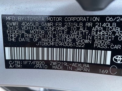 2024 Toyota Corolla Hybrid LE ONE OWNER / CLEAN CARFAX