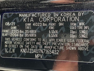 2022 Kia Soul LX TECH PACKAGE / CPO