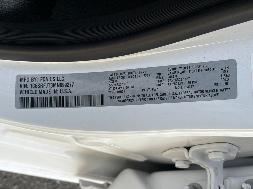 2021 RAM 1500 Laramie