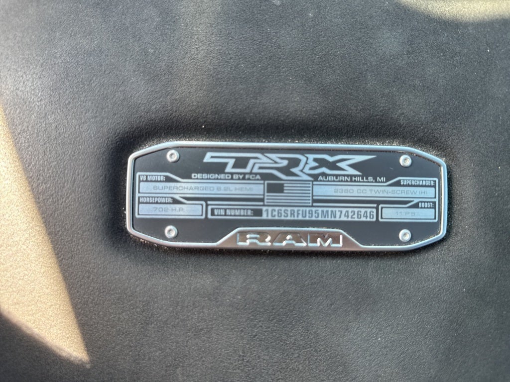 2021 RAM 1500 TRX Clean Car Fax Supercharged 6.2l V8