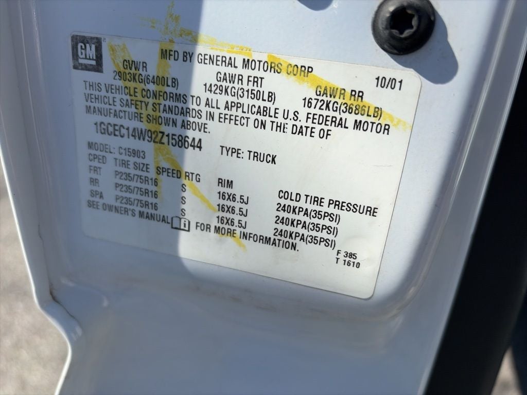 2002 Chevrolet Silverado 1500 Base CLEAN CARFAX