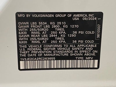 2024 Volkswagen Atlas Cross Sport 2.0T SE w/Technology