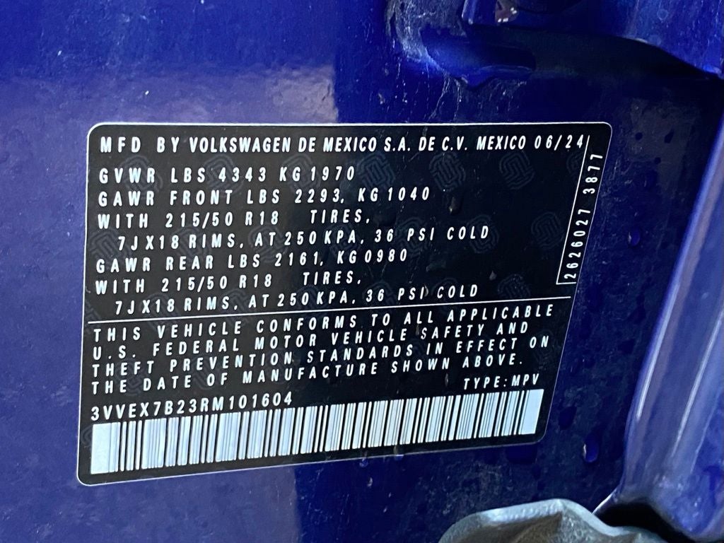2024 Volkswagen Taos 1.5T SE