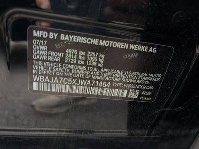 2018 BMW 5 Series 530i xDrive AWD VERY GOOD CONDITION