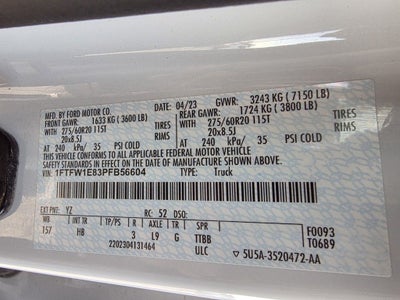 2023 Ford F-150 Lariat