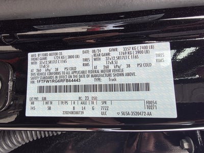 2024 Ford F-150 Raptor RAPTOR 37 / RECARO SEATS / CARBON FIBER TRIM