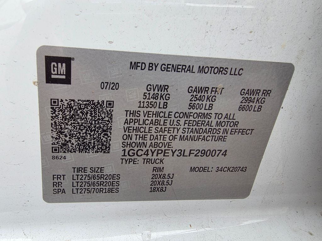 2020 Chevrolet Silverado 2500HD LTZ