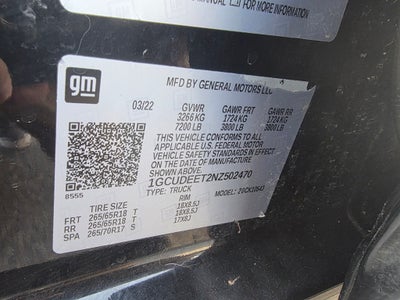 2022 Chevrolet Silverado 1500 RST