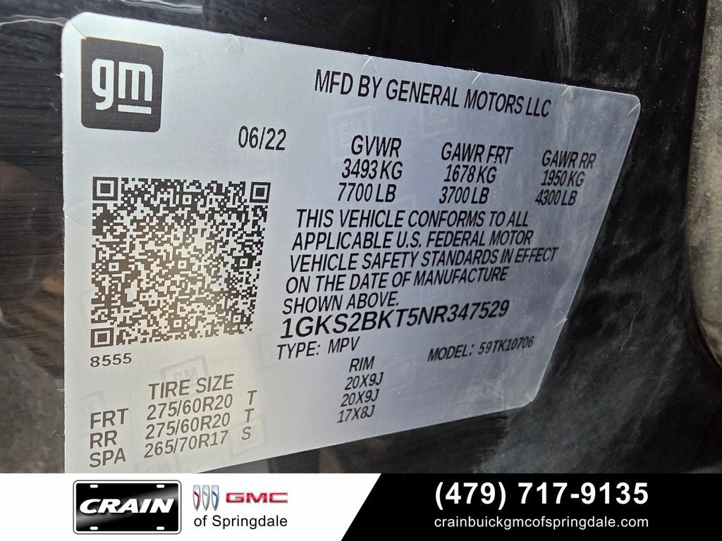 2022 GMC Yukon SLT