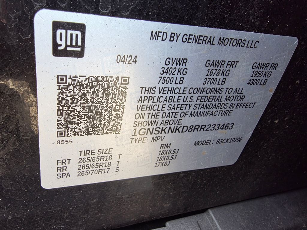 2024 Chevrolet Tahoe LT