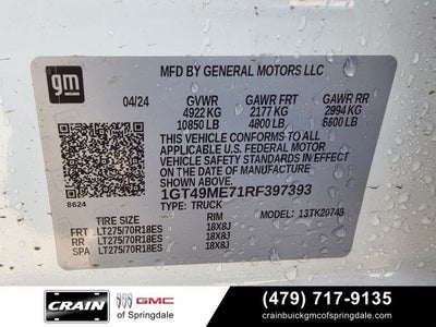 2024 GMC Sierra 2500HD SLE