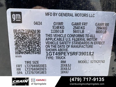 2024 GMC Sierra 2500HD AT4 Tech Premium Plus Max Trailering