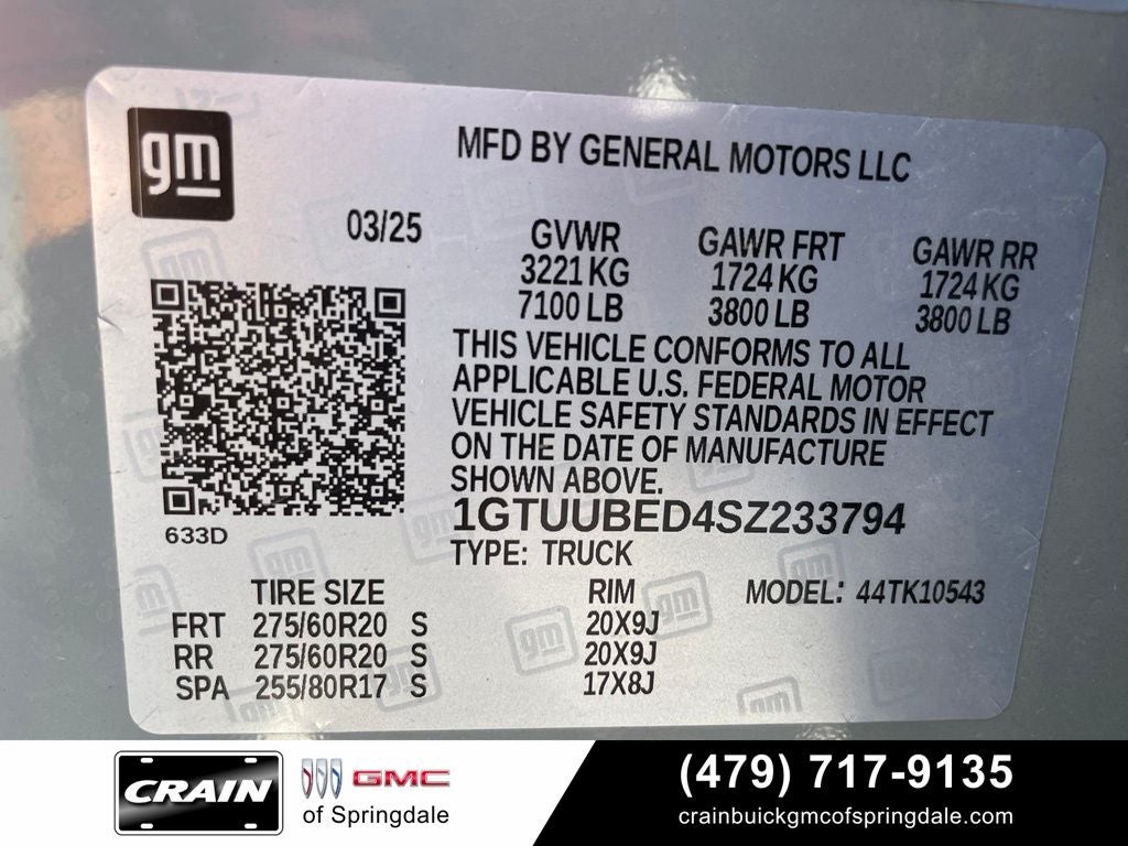 2025 GMC Sierra 1500 SLE