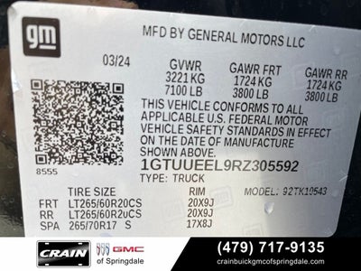 2024 GMC Sierra 1500 AT4 CARBON-PRO EDITION