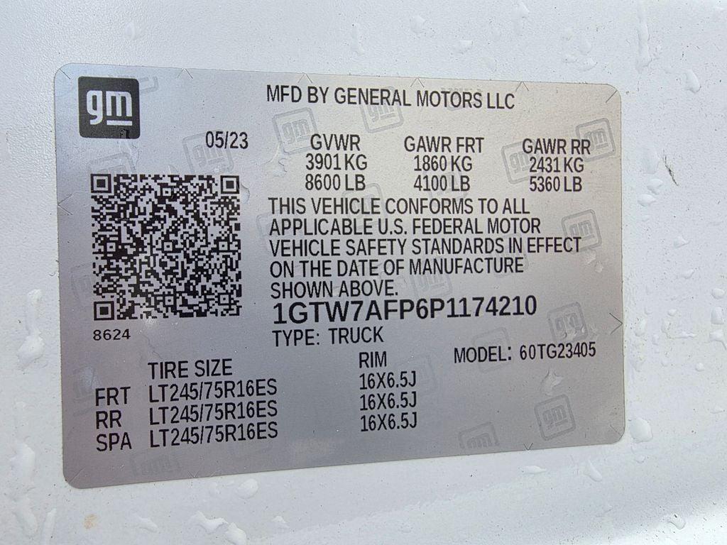 2023 GMC Savana 2500 Work Van