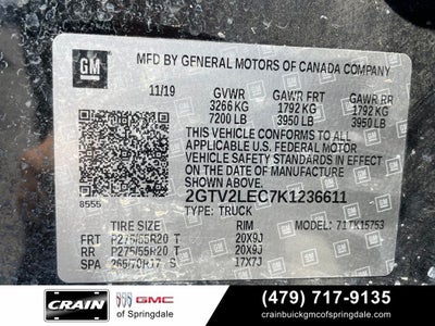 2019 GMC Sierra 1500 Limited Base