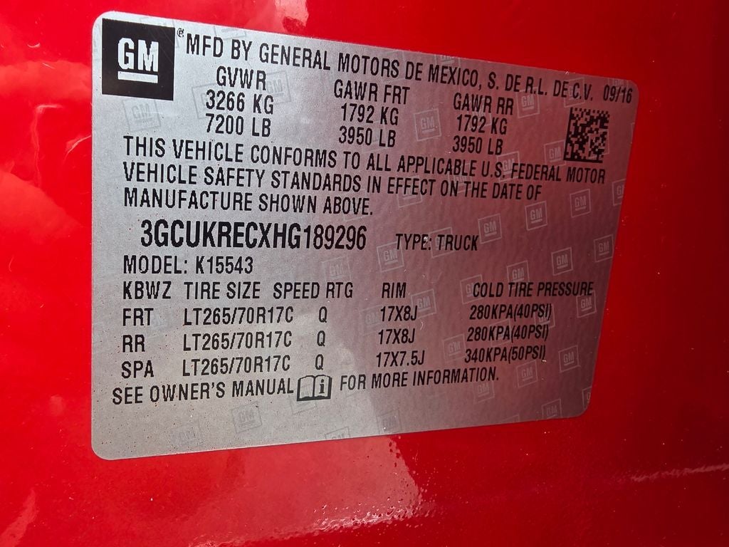 2017 Chevrolet Silverado 1500 LT LT1