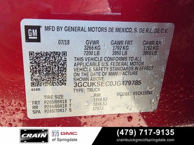 2018 Chevrolet Silverado 1500 LTZ PLUS PACKAGE