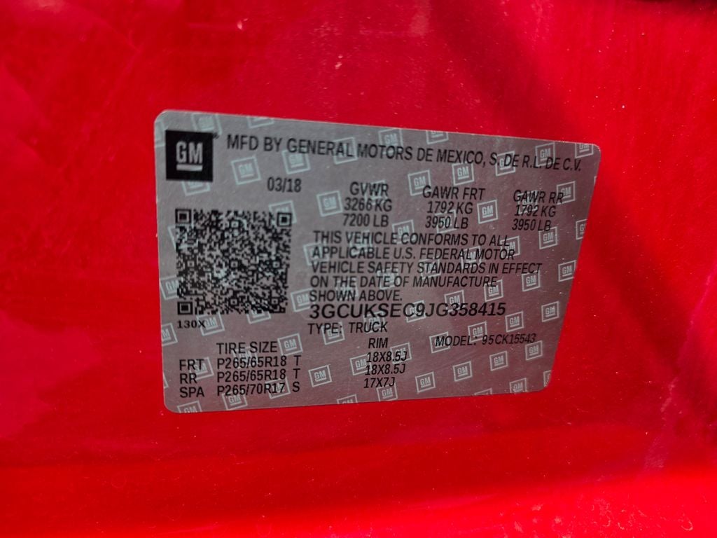 2018 Chevrolet Silverado 1500 LTZ 2LZ