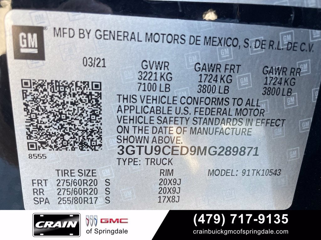 2021 GMC Sierra 1500 Elevation