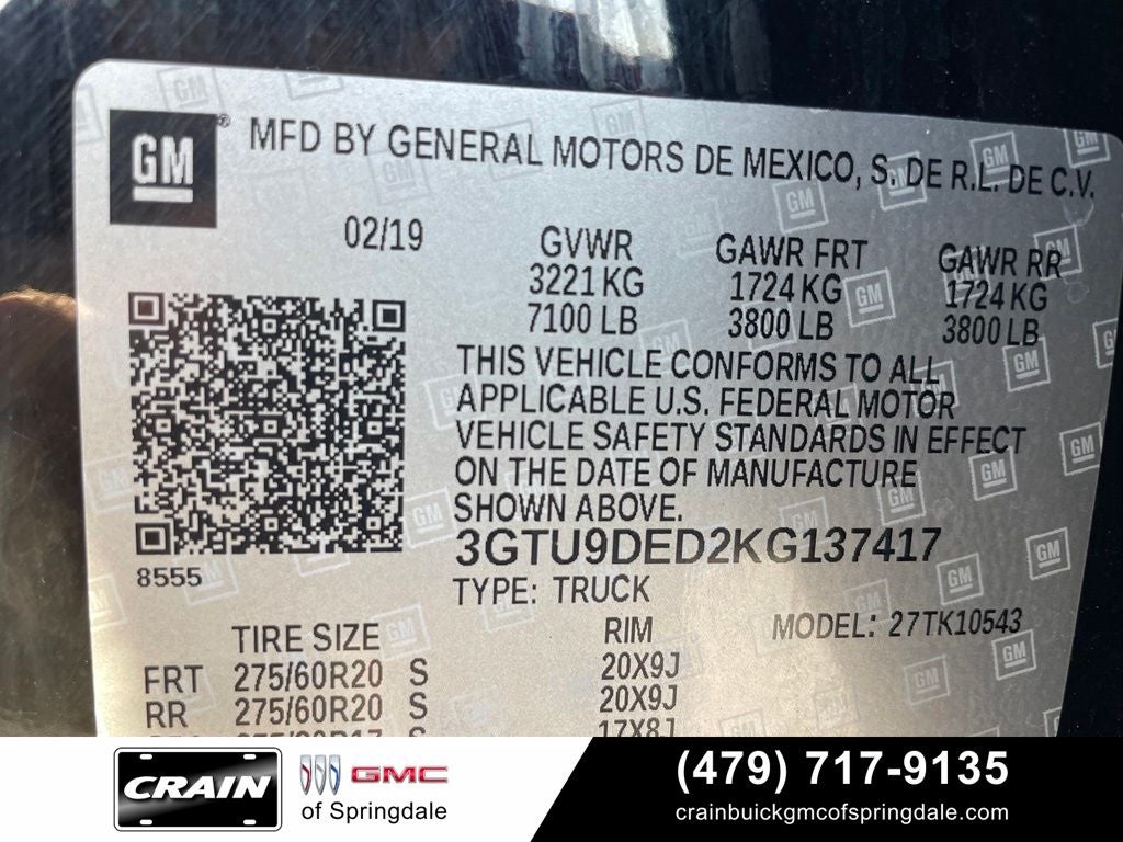 2019 GMC Sierra 1500 SLT
