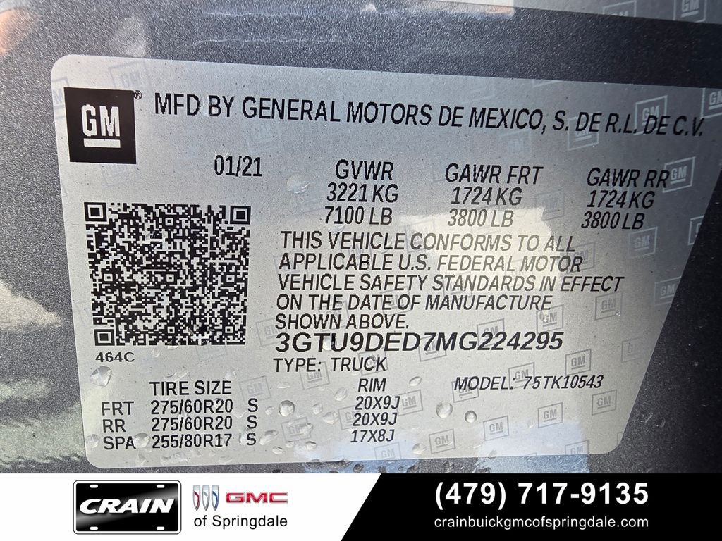 2021 GMC Sierra 1500 SLT
