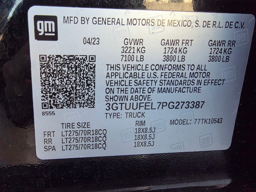 2023 GMC Sierra 1500 AT4X