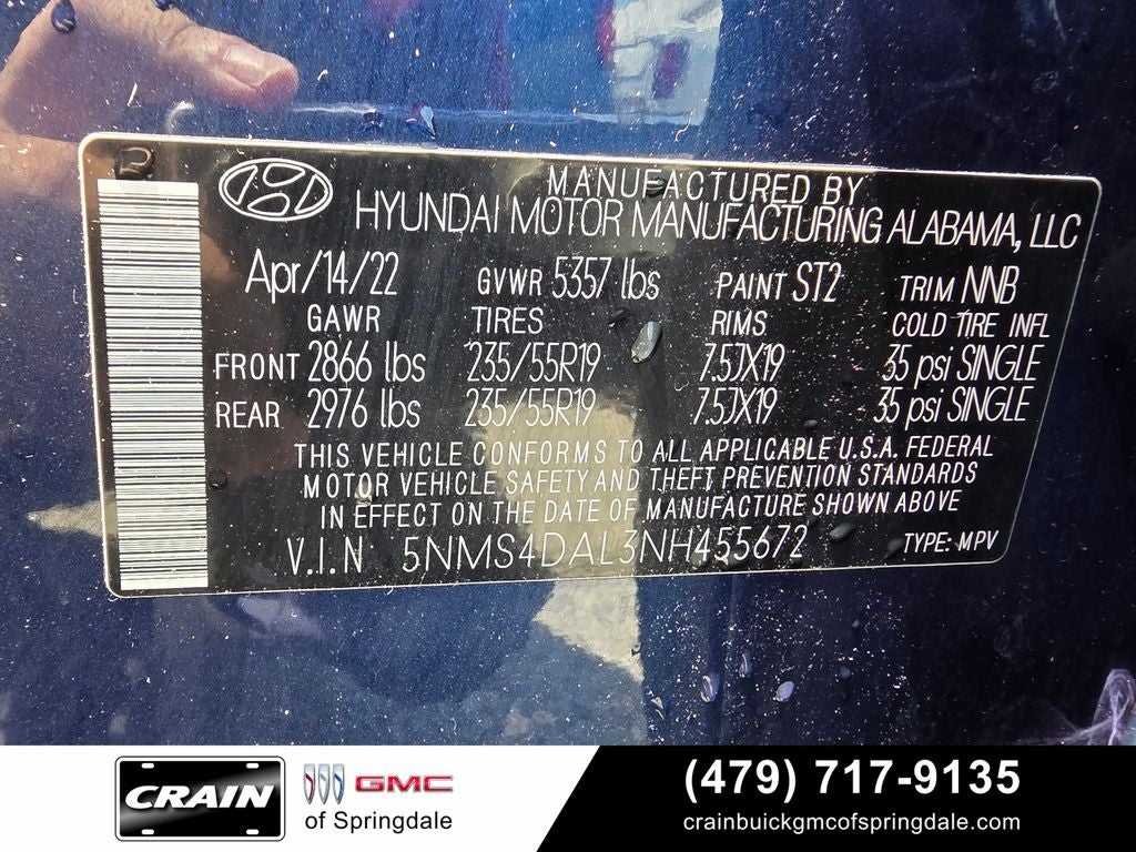 2022 Hyundai Santa Fe Limited