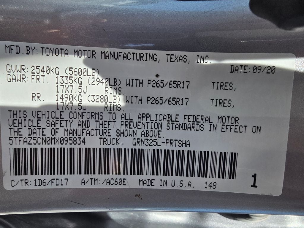 2021 Toyota Tacoma TRD Sport V6