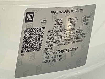 2026 Chevrolet Corvette Stingray 1LT