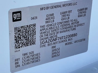 2026 Chevrolet Express Passenger LS