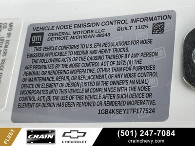 2026 Chevrolet Silverado 3500 HD Chassis Cab Work Truck