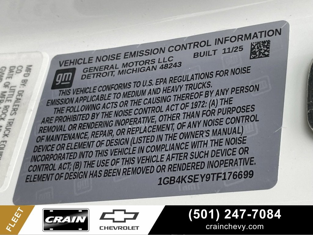 2026 Chevrolet Silverado 3500 HD Chassis Cab Work Truck