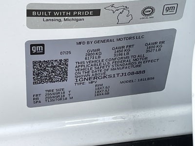 2026 Chevrolet Traverse LT