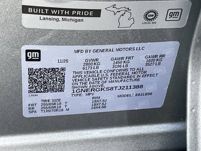 2026 Chevrolet Traverse LT