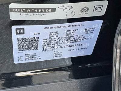 2026 Chevrolet Traverse LT