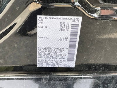 2025 Nissan Altima SV
