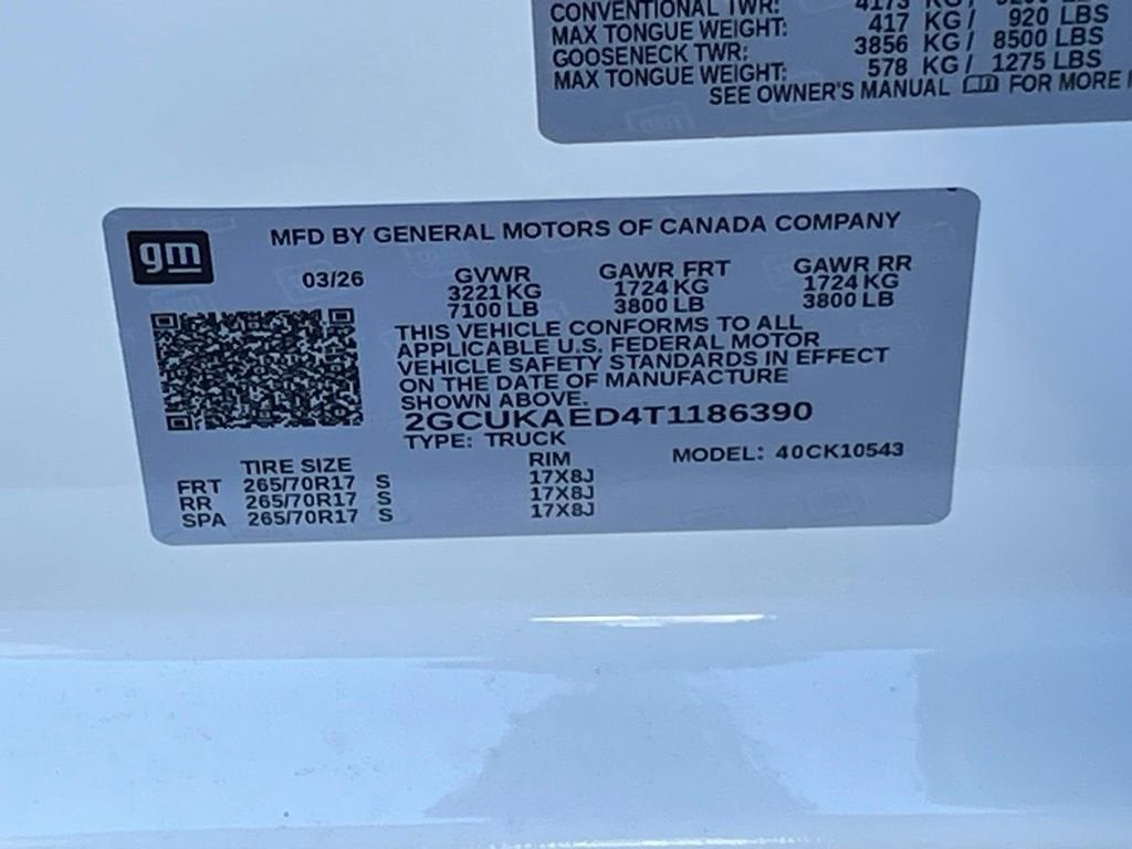 2026 Chevrolet Silverado 1500 WT