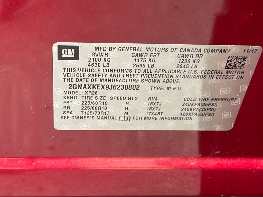 2018 Chevrolet Equinox LT
