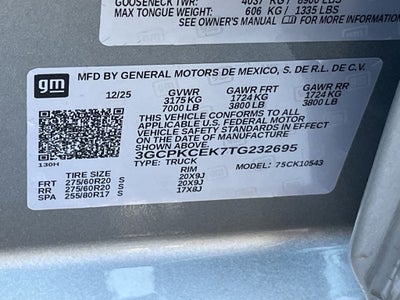 2026 Chevrolet Silverado 1500 Custom Trail Boss