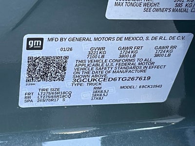 2026 Chevrolet Silverado 1500 Custom Trail Boss