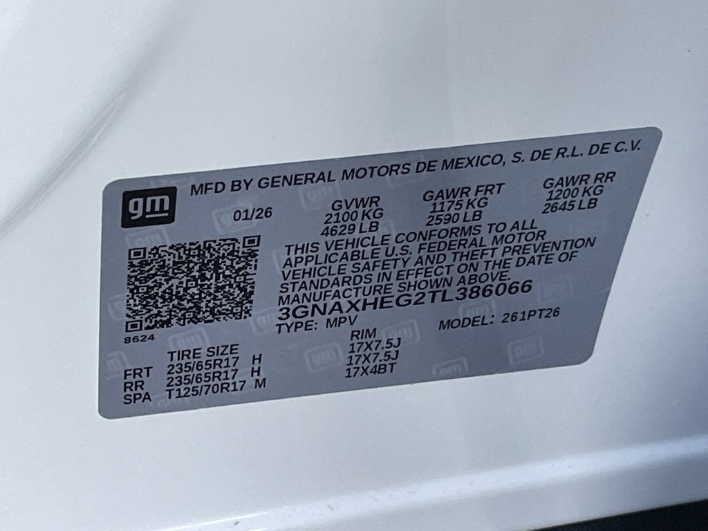 2026 Chevrolet Equinox LT