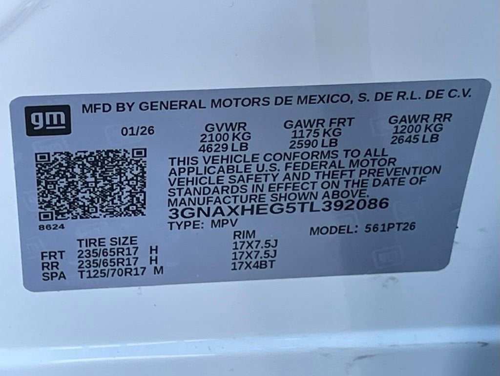 2026 Chevrolet Equinox LT