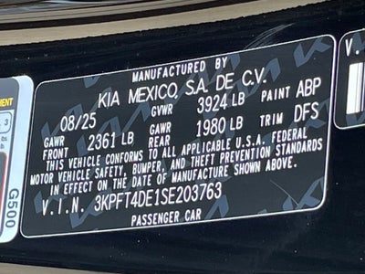 2025 Kia K4 LXS