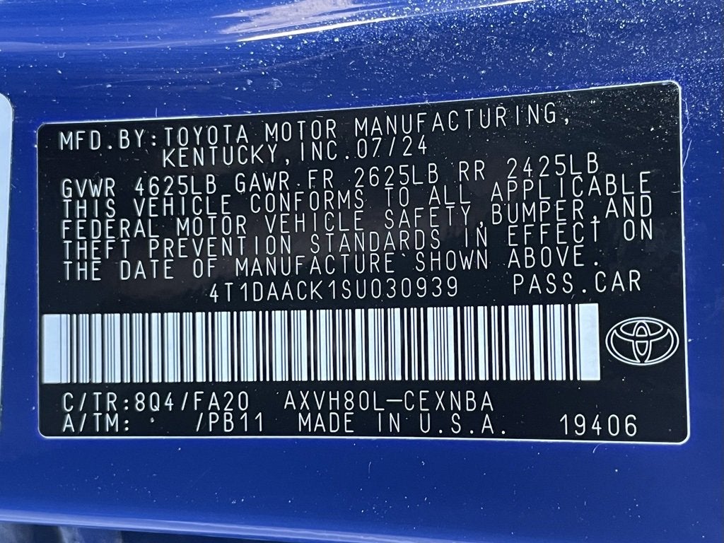2025 Toyota Camry LE
