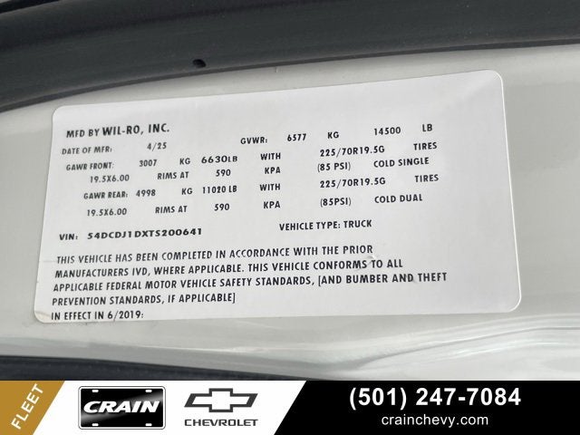 2026 Chevrolet Low Cab Forward 4500 Base